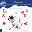 Coleira Anti Pulga Carrapato Leishmaniose Mosquito Sarna Piolho 100% Natural e Antialergico 62cm Ajustavel