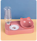 Bebedouro e Comedouro Pet - Ergonômico 2 em 1 - Prático